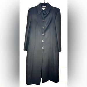 Vintage Valentino Miss V Virgin Wool Overcoat 10